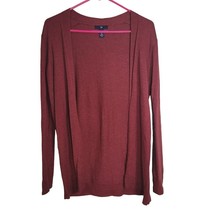 GAP Cardigan Sweater Open Front Red Orange Womens Medium - £10.31 GBP