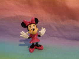 Disney Minnie Mouse Mini PVC Figure or Cake Topper Pink Outfit &amp; Bow - $2.56