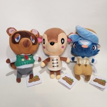 Animal Crossing Plush Lot Tom Nook Kicks Fauna NWT Little Buddy Stuffed ... - $38.59
