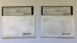 Microsoft MS-DOS 6.2 Step-Up Operating System Upgrade 5.25&quot; Floppy Setup... - $19.79