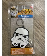 Disney Star Wars Stormtrooper Keychain Rubber Ring Key Chain Licensed NEW - £4.19 GBP