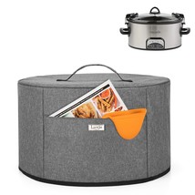 Slow Cooker Cover (Aluminum Foil Lining), Slow Cooker Dust Cover Fits For Most 6 - £31.38 GBP