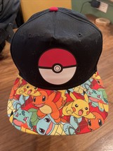 2018 Pokémon Cap hat SnapBack Pikachu size youth - £11.02 GBP
