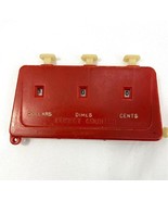 Vintage Red Pocket Counter Made In Japan Calculator - £11.54 GBP