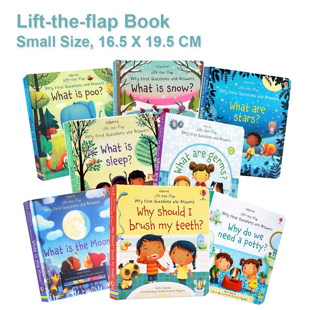 Usborne Lift The Flap English Books Kids Early Educational Daily Knowledge - £17.14 GBP
