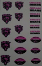 2025 Pink Chicago Bears Cancer Awareness Salon Quality Nail Art Decals - $215.19 MXN