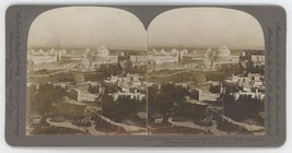 c1900&#39;s Rare Real Photo Stereoview Keystone View State Fair from Ferris Wheel - £51.34 GBP