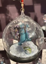 Disney Parks Pixar Monster&#39;s Inc Sully Boo &amp; Mike Globe Ornament NWT 2024 - $49.99