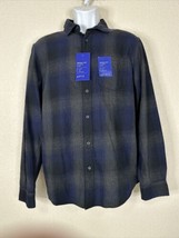 NWT Apt 9 Seriously Soft Flannel Shirt Plaid Button Up Mens Medium M - £8.48 GBP