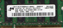 2Gb Dell Inspiron 1501 1520 1525Ee 1526Ee 1545 1546 1720 1721 1750 Ddr2 Memory - £23.50 GBP