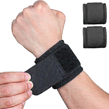 YUNYILAN 2 Pack Wrist Brace Adjustable Wrist Support Wrist Straps for Fitness We - £8.44 GBP