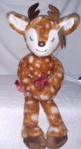 The Petting Zoo Girl Reindeer 18.5 Plush NWT - £8.60 GBP