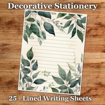 Eucalyptus Designs - 25 Sheets Decorative Paper Letter Writing Stationer... - £14.34 GBP