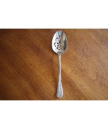 Oneida Community Belle Rose Stainless Steel Slotted Serving Spoon 8.2&quot; S... - £7.86 GBP