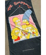 The SImpsons Beach Bath Towel 28&quot;x58&quot; 80s 90s Vintage Bart Homer TV Show - £17.09 GBP