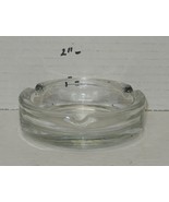 Vintage Clear Round Glass Ashtray - €21,17 EUR