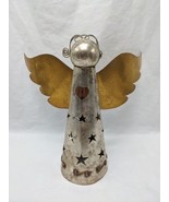 Angel With Stars Metal Decorative Decor Candle Holder 9&quot; X 10&quot; - $24.44 CAD