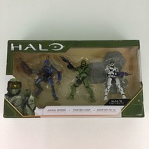 Halo Infinite Action Figure Set Jackal Sniper Master Chief Spartan MK VII SEALED - £34.71 GBP