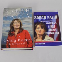 Sarah Palin Going Rouge 1st Edition 2009 Politics Biography Set of 2 Two Books - £4.75 GBP