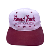 Round Rock All Stars Baseball Hat 1998 Vintage 90s Snapback Stitched Rar... - $29.63
