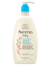 Aveeno Baby Body Wash Shampoo, Oat Extract 18.0fl oz - £36.96 GBP