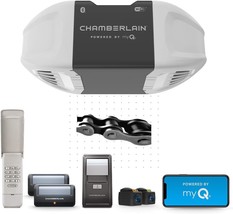 Chamberlain C2405 Myq Smart Garage Door Opener, Chain Drive, 1/2-Hp, Qua... - $298.99