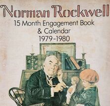 Norman Rockwell 15 Month Calendar 1979-80 Unused Lithograph Art Vintage E47 - $43.43 CAD