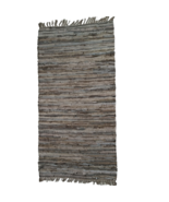 Leather Hearth Rug for Fireplace Fireproof Mat BEIGE - £255.79 GBP