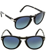 Persol Steve McQueen PO 714SM 95/S3 54mm Black / Polarized Blue Gradient - $7,098.21 MXN