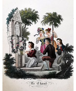 M. Bres. - Les Talents: Le Chant - 1825 - $5,711.94 MXN
