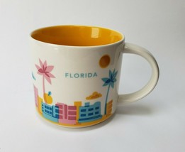Starbucks Coffee Florida Mug Cup You Are Here Collection 2014 14 fl oz  - £31.10 GBP