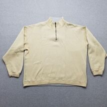 Tommy Bahama Sweater Mens 2XL Tan Long Sleeve Pullover Mock Neck Zip Casual - $427.82 MXN