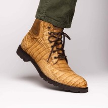 LEONI Genuine Caiman Belly Boot Oil Orix image 11