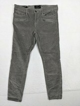 Lucky Brand Charlie Skinny Womens Pants Size 8/29A Cotton Blend Gray  - £11.72 GBP