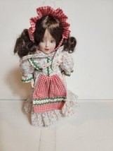 DANBURY MINT Dolls of The World, Porcelain Dolls w/ Real United States Clothes - £22.46 GBP