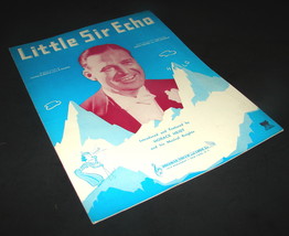 1938 LITTLE SIR ECHO Antique Sheet Music Horace Heidt Breggman, Vocco, and Conn - £7.84 GBP