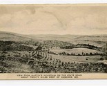 View from Martin&#39;s Mountain Albertype Postcard Hancock Maryland  - £14.20 GBP