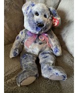 TY Beanie Buddy - Periwinkle The e-Bear (13 inch) - New w Tag Stuffed An... - £7.85 GBP