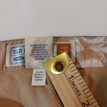 Old Navy Back Zipper Women's Brown & White Cotton A-Line Skirt Size 16 image 4