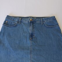 Lee Regular Fit Women’s Size 16M Blue Mid-Rise Denim Skort 112315513 image 13