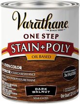 Rust-Oleum Varathane 225250H One-Step Wood Stain &amp; Polyurethane, Quart, ... - $76.20