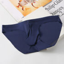  Sexy Low Waist Bikini Panties Pouch Breathable Underwear ~ Mens Ice Sil... - £8.51 GBP