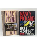 Nancy Pickard 2 Jenny Cain MYSTERY BOOK I.O.U &amp; But I Wouldn&#39;t Want To D... - £7.49 GBP