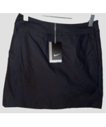 Nike Dri Fit Golf (Pickleball) Skort Women&#39;s SZ 2 Black Stretch Skirt 61... - $26.72 CAD