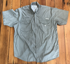 Columbia Performance Fishing Gear Cotton PFG Fishing Short Sleeve Shirt ... - $24.99