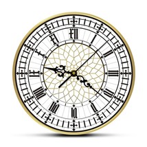 Big Ben Clock Contemporary Modern Wall Clock Retro Silent Non Ticking Wall Watch - £32.58 GBP