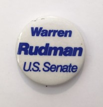 1980 Warren Rudman for US Senate 1 1/2&quot; cello New Hampshire NH campaign ... - £6.39 GBP