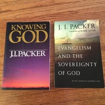 J I Packer Lot Set Evangelism And The Sovereignty Of God KNOWING GOD Paperback - £7.72 GBP