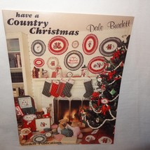 Have a Country Christmas Cross Stitch Booklet Dale Burdett 1984 Patterns Bears - £8.75 GBP