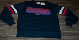 Vintage Style WOMEN&#39;S TEEN STRANGER THINGS Crew Sweatshirt XS NEW w/ TAG - £23.30 GBP